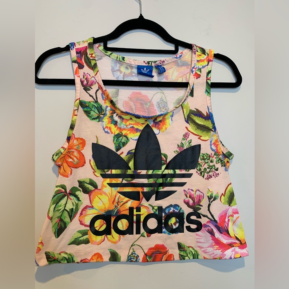 Adidas Floralita Cropped Tank | small